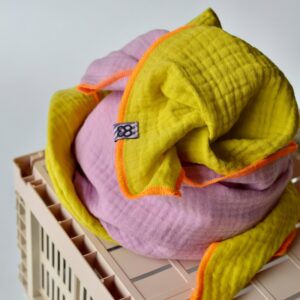 Dreiecks-Halstuch, banana/raspberry
