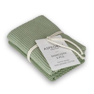 2er Set Spültücher 'laurel green'