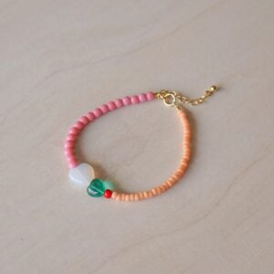 HEARTFELT Armband opal / emerald