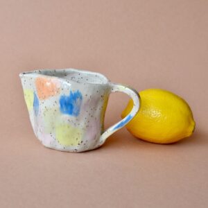kleiner Keramikkrug multicolour