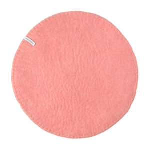 Sitzpolster aus Filz, Farbe Grapefruit