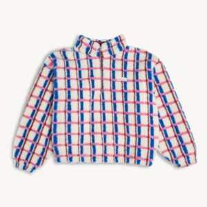 Troyer aus Merinowolle, Farbe pink & cobalt