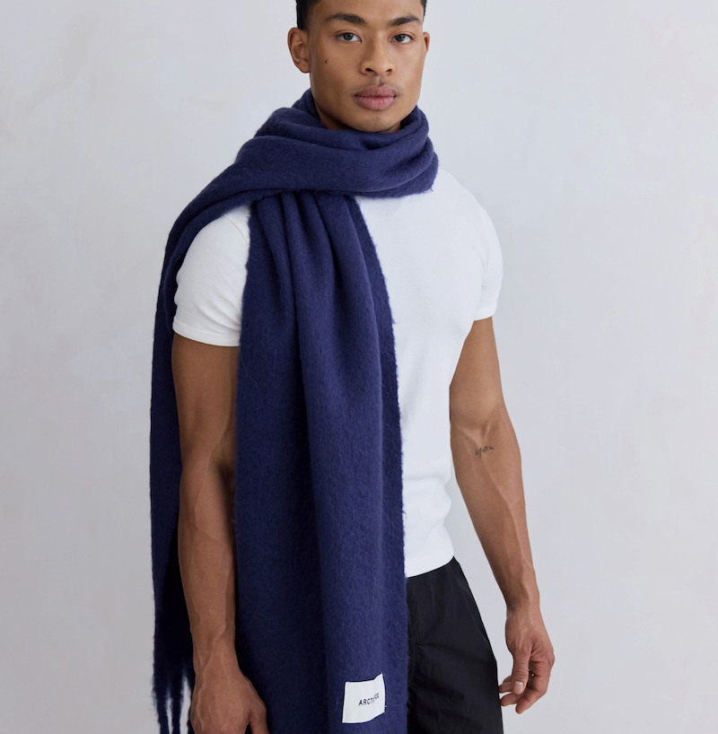 Der Reykjavik-Schal - mitternachtsblau – Bild 3