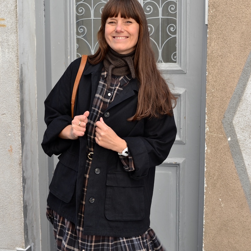 ELM Canvas Jacke, Farbe schwarz