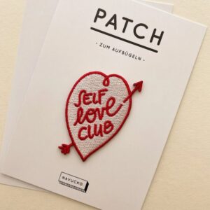 Patch zum Aufbügeln - self love club