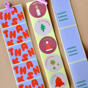 5er Set Sticker, Design wählbar