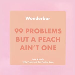 Wonderbar Seife, peach & oat