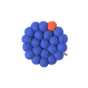 Topfuntersetzer aus Filz BOLD, electric-blue