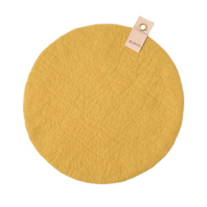Sitzpolster aus Filz, SOLID, Farbe mustard