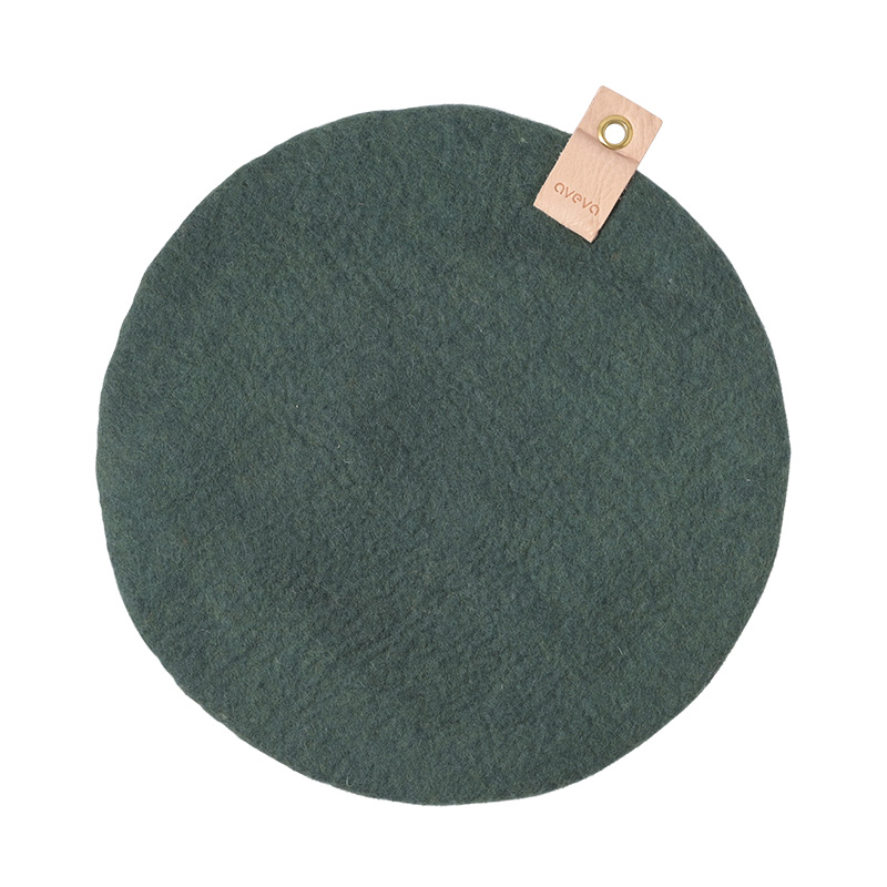 Sitzpolster aus Filz, SOLID, Farbe moss-green