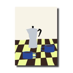 Postkarte 'Kaffeepause'