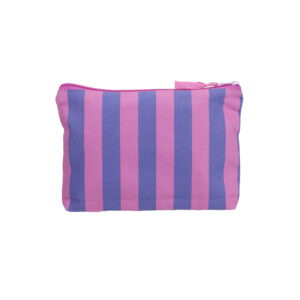 Kosmetiktasche Streifen · wisteria/kobalt