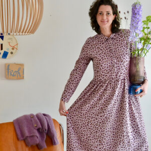 Maxikleid "animal skin"