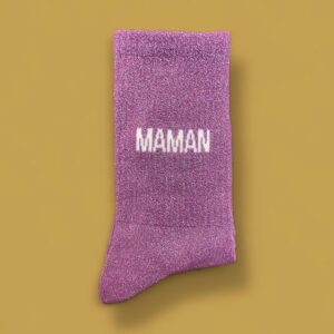Glitzersocken MAMAN flieder