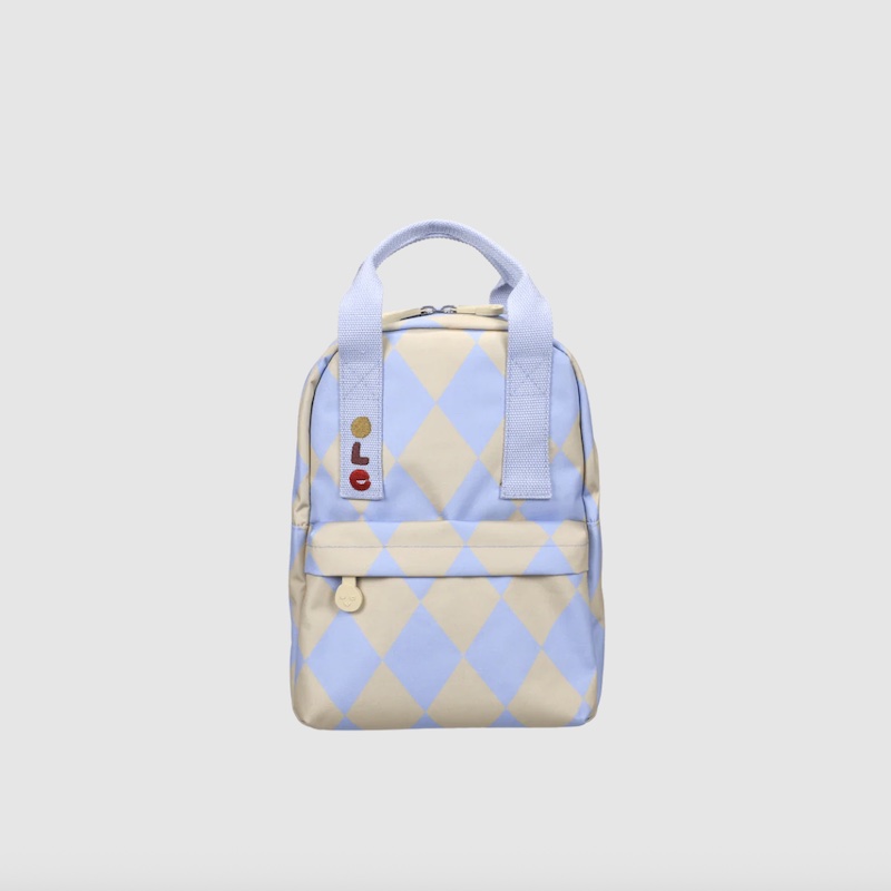 OLE Rucksack S - diamond · vanilla + ice blue
