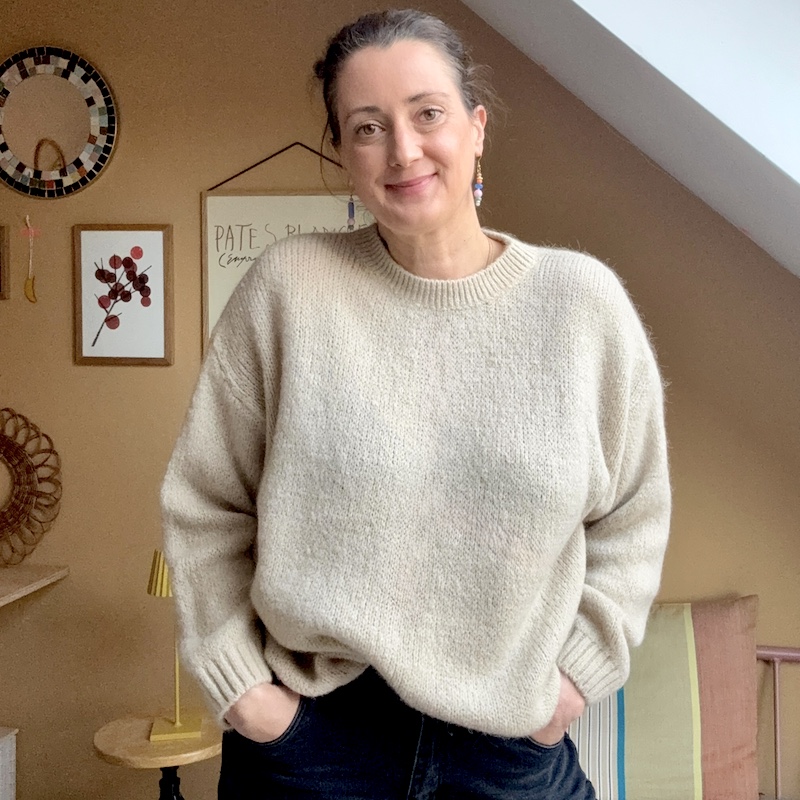 Alpaka Strickpullover basic, Farbe wählbar