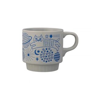 Keramikbecher "Katze im Universum"