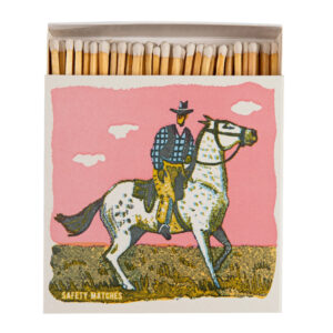 Streichhölzer Rosa Cowboy