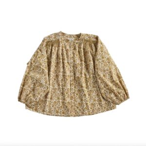 ELISE Bluse bronze/grün