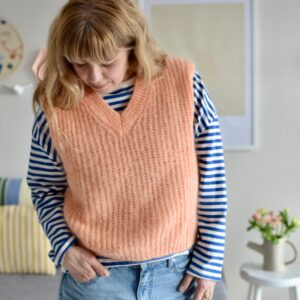 Pullunder mit V-Ausschnitt - Farbe wählbar