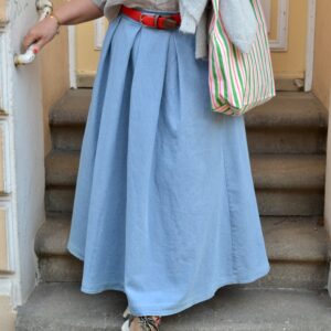 Jeansrock light blue