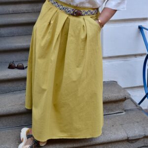 Baumwollrock golden kiwi