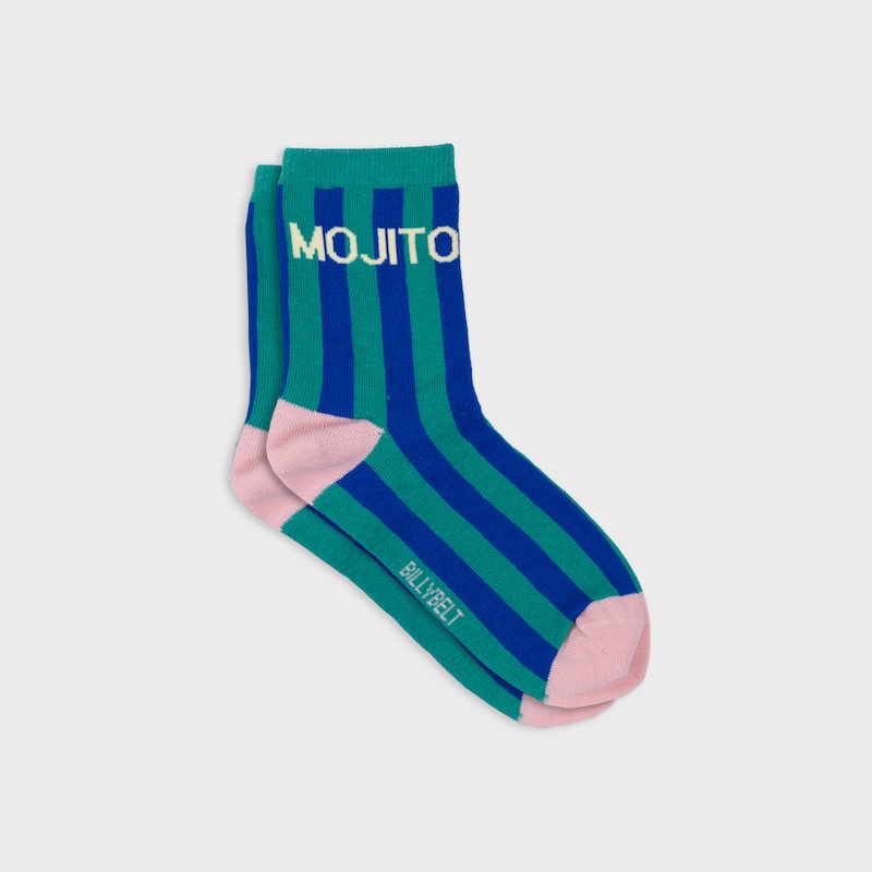 Gestreifte Socken - mojito