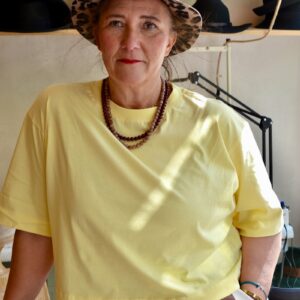 Kastiges T-Shirt, Farbe butteryellow