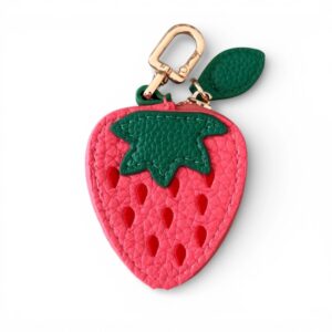 Erdbeere Schlüsselanhänger/Coinholder
