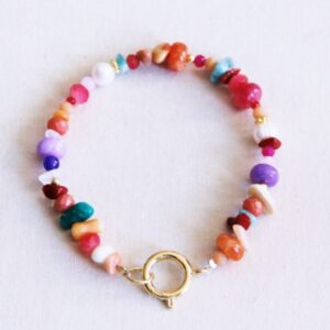 Armband mit bunten Perlen - colour mix