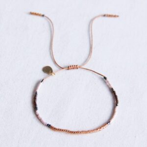 Miyuki Armband colourblocking — cognac/nude