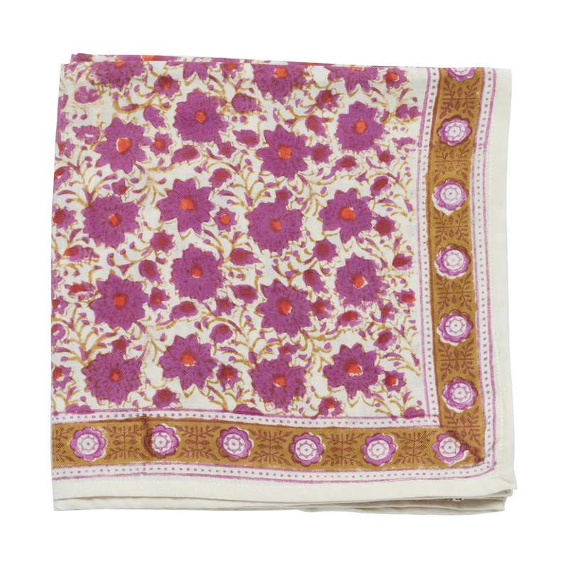 Kleines Tuch -Dupatta fuchsia pink