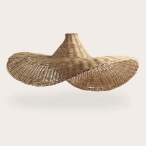 Lampenschirm aus Rattan