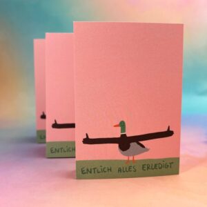 Entlich Erledigt - DIN A7 Block, 50 Blatt