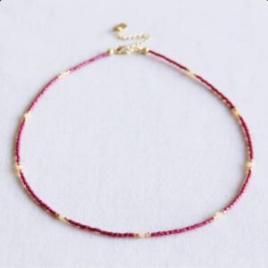 Halskette mit bunten Perlen - Honey bubble bliss