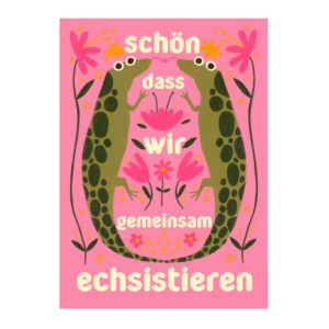 Postkarte Echsisieren