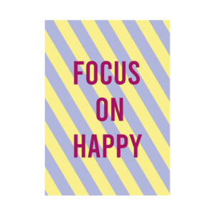 Postkarte focus on happy 2026