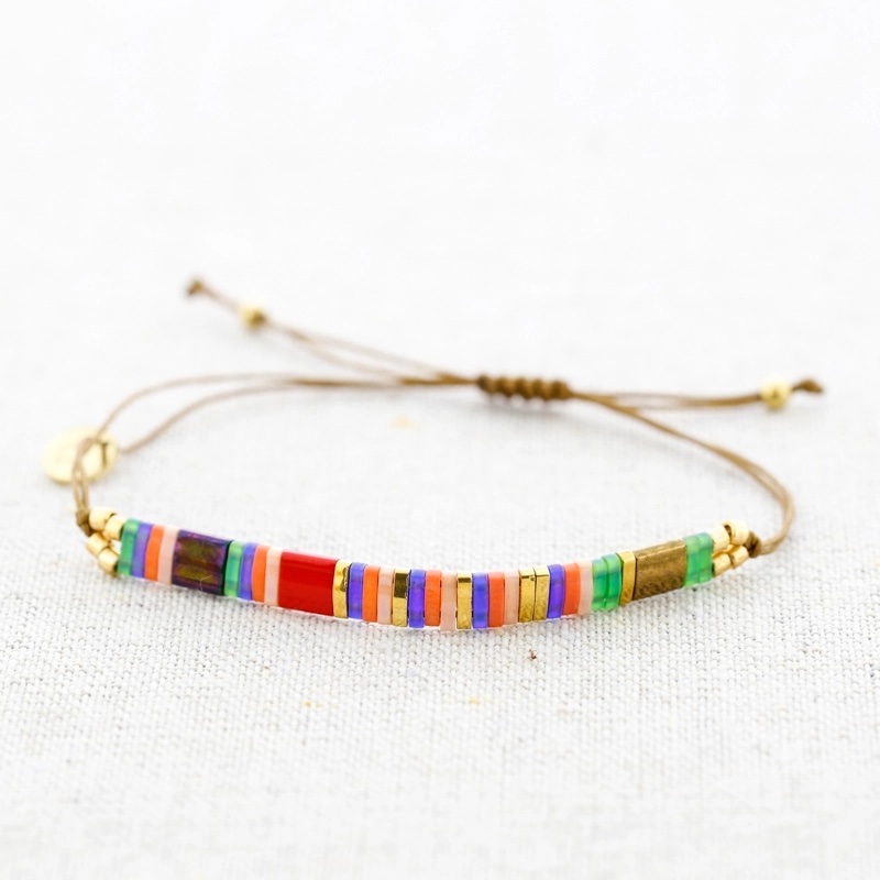 Miyuki Beads Makramee-Armband (04)