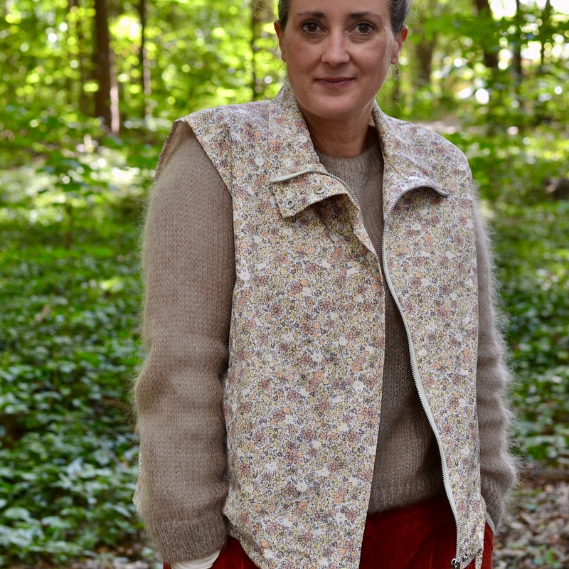 Weste mit Liberty-Print