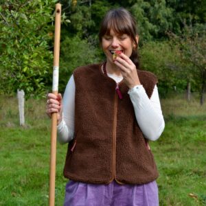 Sherpa-Weste, Farbe brown