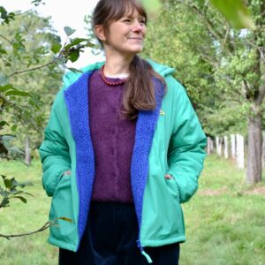 Unisex hooded parka green