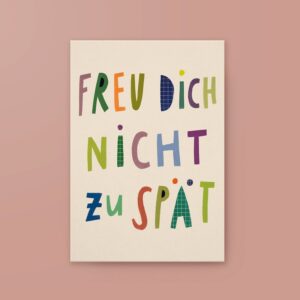 Postkarte »Freude«