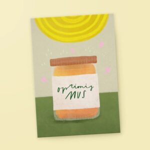 Postkarte »Optimis-Mus«