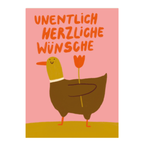 Postkarte unendlich herzliche wünsche