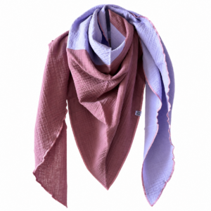 Dreiecks-Halstuch, soft berry/lavender