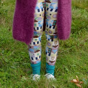 Leggings "FALL BIRD" by CHAROLOTTE PRIOU